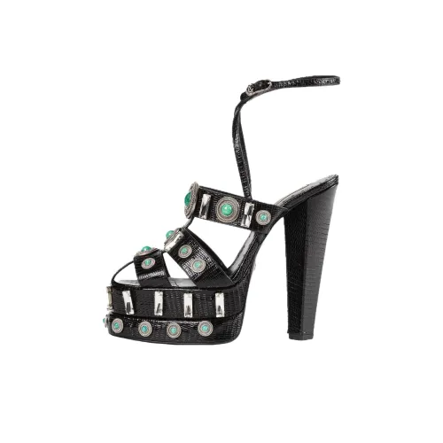 Roberto Cavalli One Ремень Сандалии Женские Черные