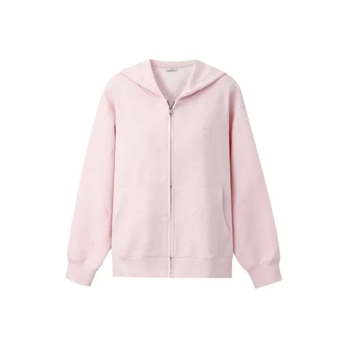 XIAOLIZI Розовый Флис с подкладкой Унисекс Свитшоты