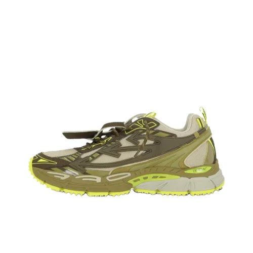 OFF Белый Низкий Топ Повседневная Обувь Мужская Зеленая Желтая