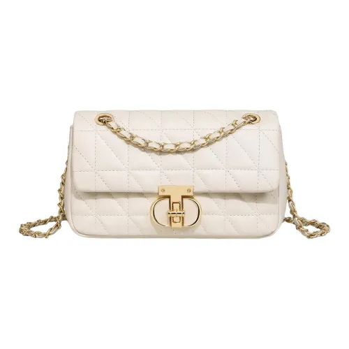 MILLIE'S Корова Кожа с Синтетической Кожей Сумка через плечо Стандартная Женская Экрю