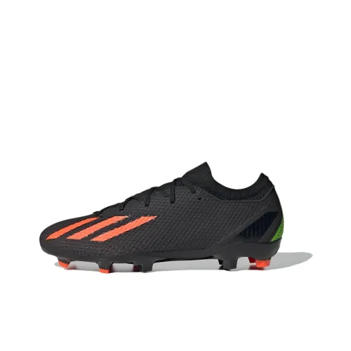 Adidas X Speedportal.3 FG Твердое покрытие Мягкая трава Противоскользящие футбольные бутсы Мужские Черные