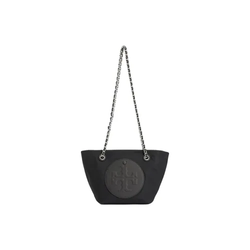 TORY BURCH Ella Ткань Сумка через плечо Маленькая Женская Черная