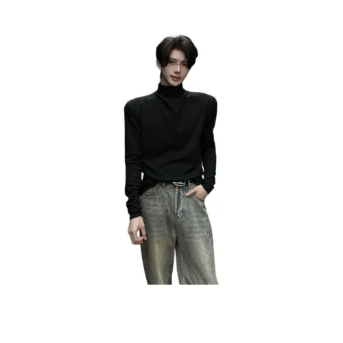 YOULIN Черный Унисекс T-рубашки