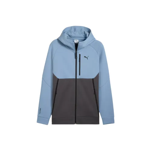 PUMA PUMATECH Синий Серый Мужской Свитшот