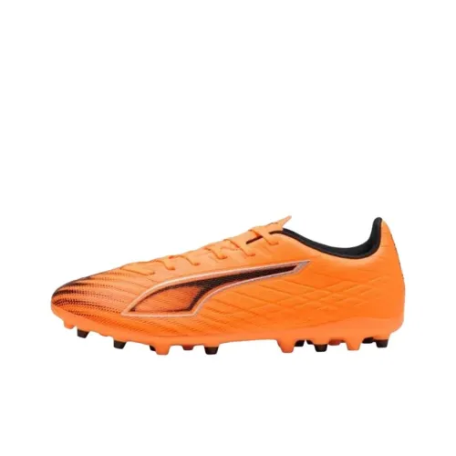 PUMA ULTRA 6 MG MULTI Ground Аbrasion-Resistant Футбольные бутсы Унисекс Оранжевый Черный