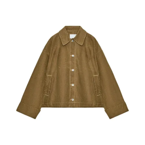 ZARA Жёлтый Кристалл Женский Куртки