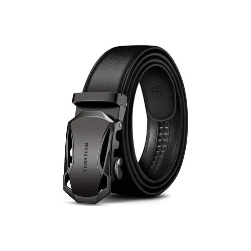 BISON DENIM Ремни из коровьей кожи Мужские 3,4CM