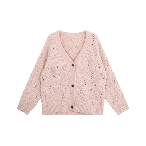 EMDPN Розовый Женский Трикотаж