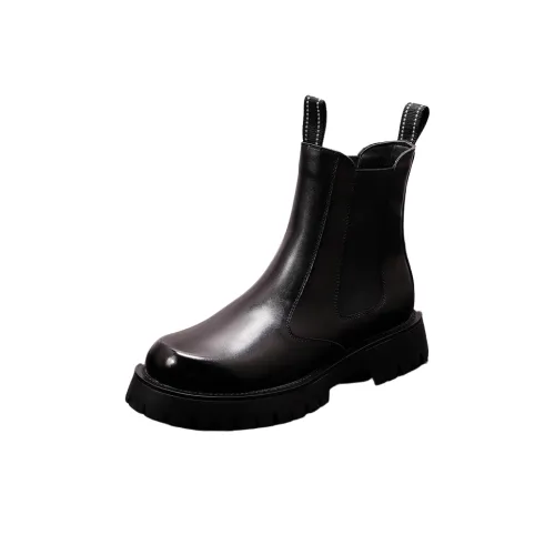 SENJIALUO Короткий Мартин Ботинок с грубым каблуком Мужской