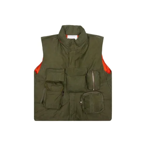 READYMADE Зеленый Мужской Жилеты