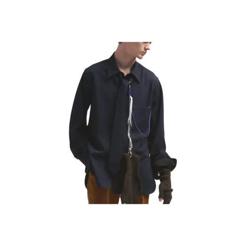 BED J.W. FORD Морской Синий Мужская Рубашка