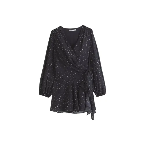 Abercrombie＆Fitch Длинное платье с длинными рукавами женское