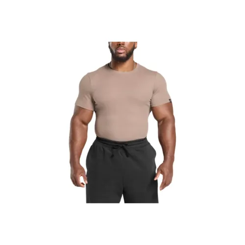 GYMSHARK LIFE STYLE Коричневые Мужские Футболки