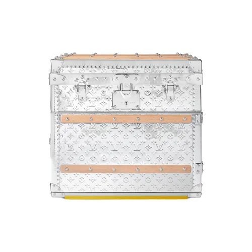 LOUIS VUITTON COURRIER LOZINE Покрытый холст Твердый Чехол Встроенная память Коробка Унисекс Серебряный