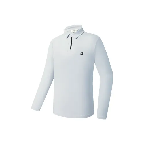 FILA GOLF серия Поло Мужское Сатин Серый Синий