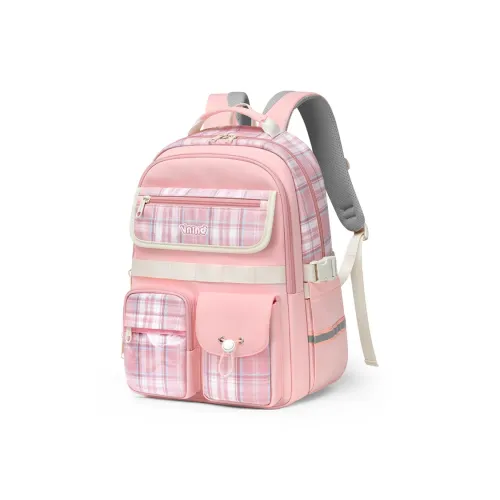 V.NINE Ткань Рюкзак Стандартный Детский Светло-Оранжевый Розовый Лаванда