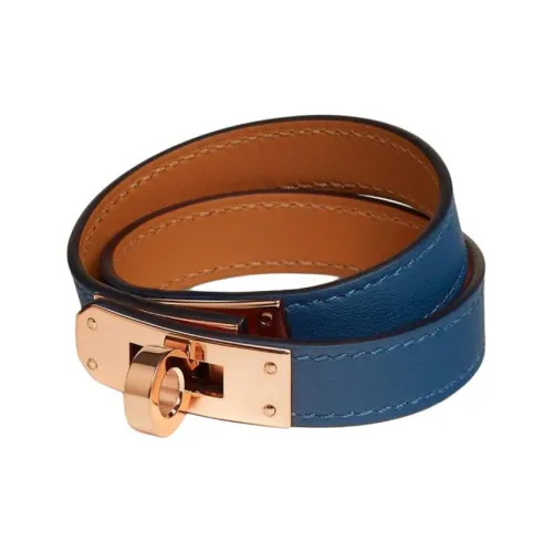 HERMES Swift Телячья кожа Браслеты Женские Синий