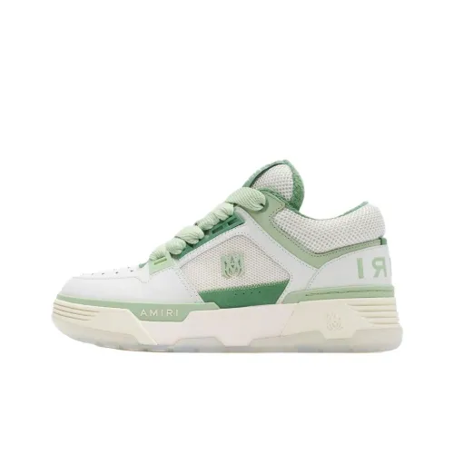 AMIRI Низкие кроссовки для скейтбординга Мужские Белые Зеленые