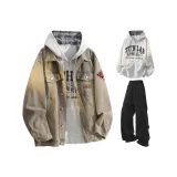 Washed Yellow Clay + Light Photinia Gray Свитшот + Black Pants  
Вымытый Желтый Глина + Светлый Фотиния Серый Свитшот + Черные Штаны