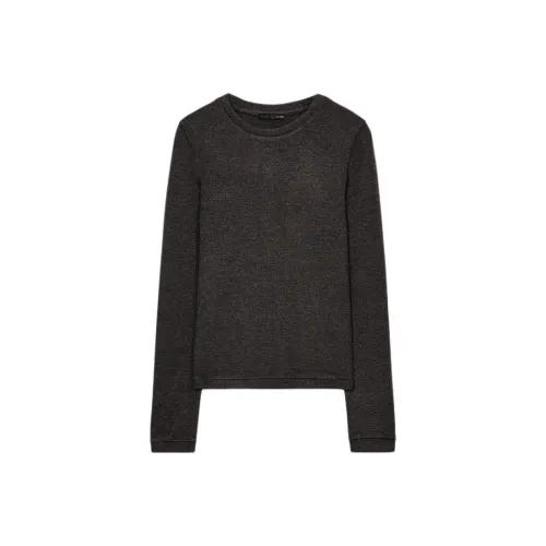 ZARA Зебра с принтом коричневый женские футболки T