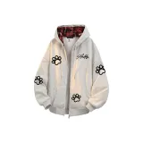 Бело-серый вереск (флисовая подкладка)