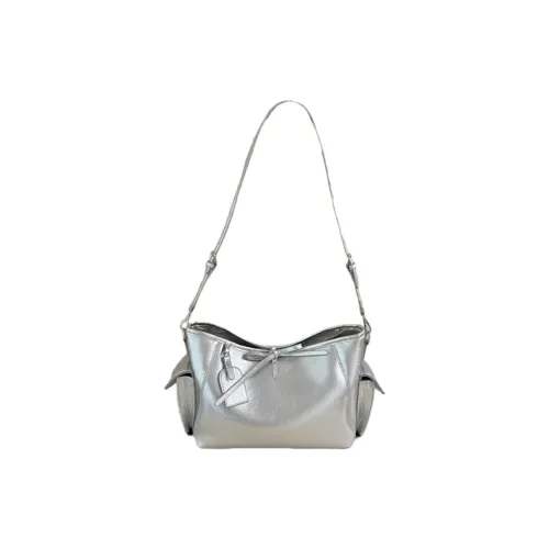 XOKY ПУ (полиуретан) Сумка через плечо Стандартная Женская Серебряный