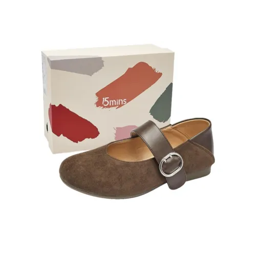 15 MINS Туфли Mary Jane с плоской подошвой 2 см женские