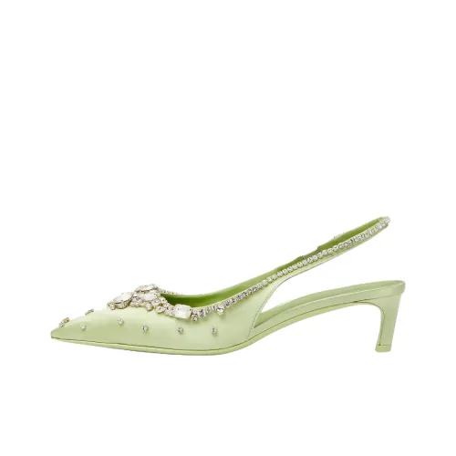 GUCCI Узкий каблук Высокие каблуки 4,5 см Женские Зеленый