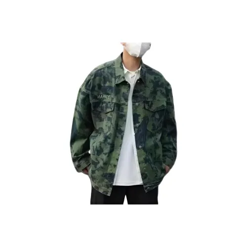 ZHIO Зеленый Унисекс Куртки