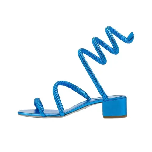 RENE CAOVILLA Cleo One Strap Sandals 3,3 см Женские Blue