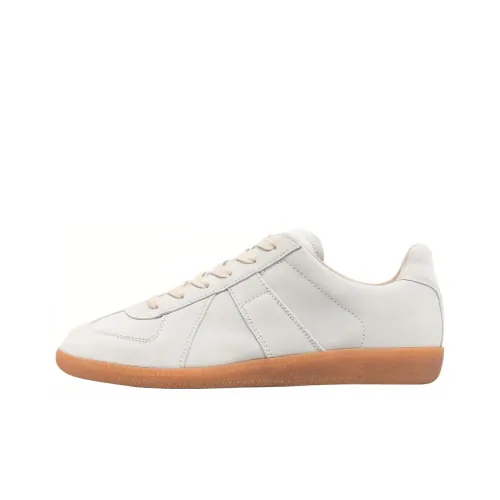 Maison Margiela Устойчивые к истиранию низкие кеды для скейтбординга Женские Серый Белый