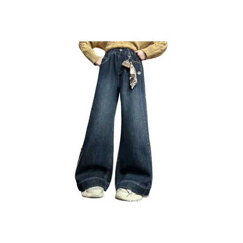 Teddy's Collection GREY Синие Штаны Школьные Джинсы