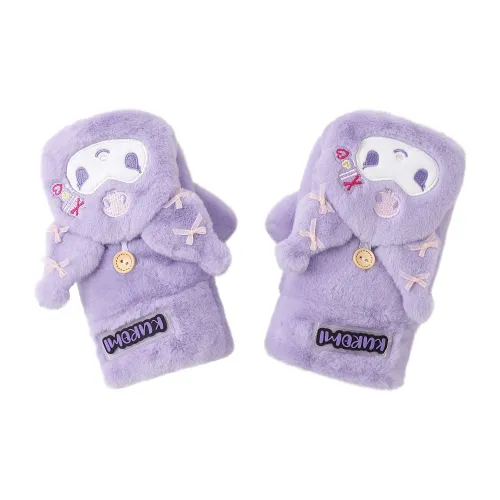 Sanrio Kulomi Полиэстер Трикотаж Перчатки Женские