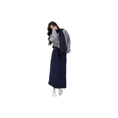 SKYA Синий Женские Комплекты с Юбкой