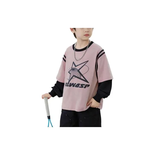 BIG WASP Мальчики Длинный рукав Т-рубашка