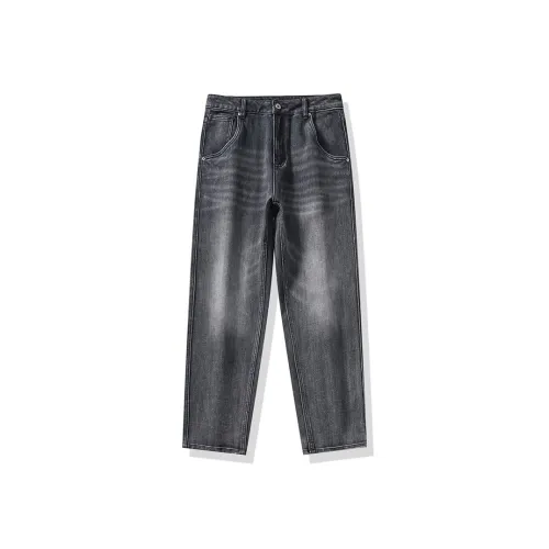 CHAORENBANG Серый Мужской Джинсы