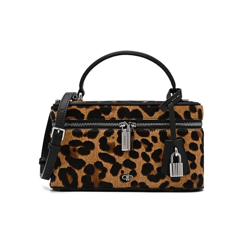 Pedro Коровья кожа Одно плечо Сумка Маленькая Женская с леопардовым принтом