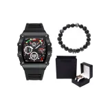 Быки-Черный Циферблат-Черный Корпус[Все Браслет]