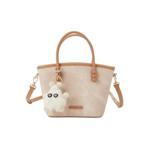 Hotwind ПУ (полиуретан) Синтетическая кожа Купольная сумка Маленькая Женская Абрикосовая