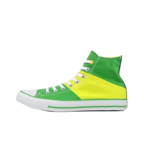 Converse Chuck Taylor All Star High Топ Кеды Мужской Зеленый Желтый