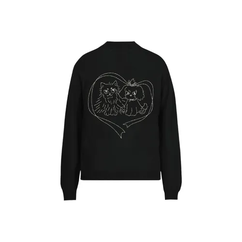 MeiHaoStore Темно-синие унисекс свитеры