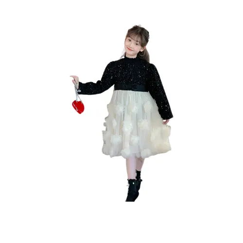 BaoLaXiaoJie Черное Формальное Платье Принцессы для Подростков