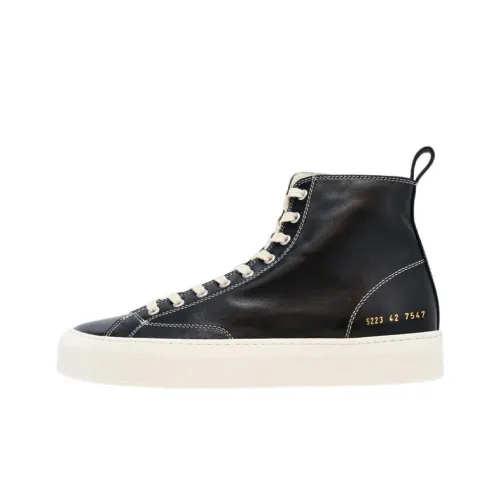 COMMON PROJECTS Высокие кроссовки для скейтбординга Мужские Черные