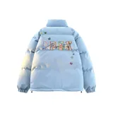 Синий (утолщенный хлопковый пуховик)