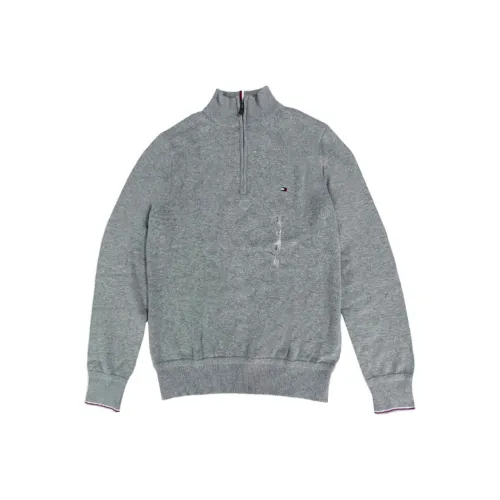 Tommy Hilfiger Светло-серые Мужские Свитера
