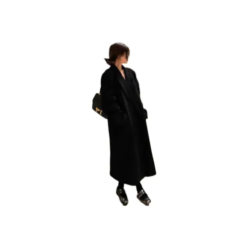 PZHK Черное Женское Пальто