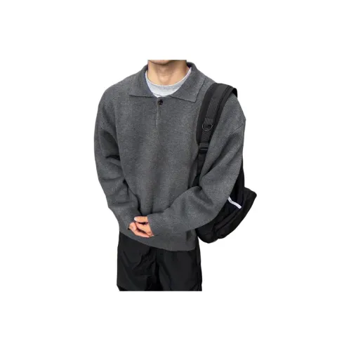 BEAR UNION Темно-серый Унисекс Трикотаж