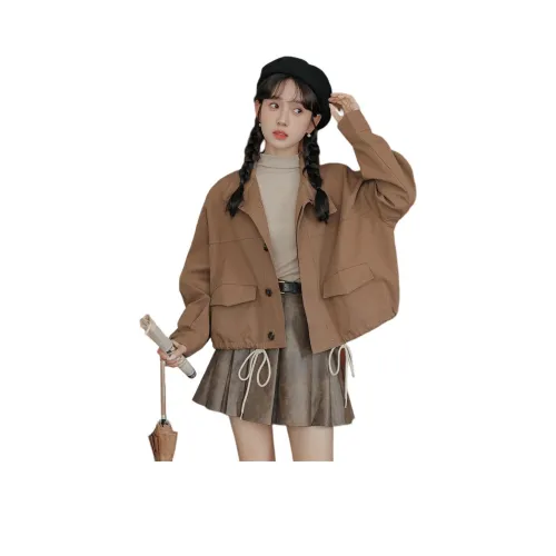 TXGN Темно-коричневые женские куртки