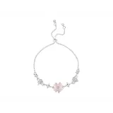 Браслет Lucky с четырехлистным клевером [Розовый]