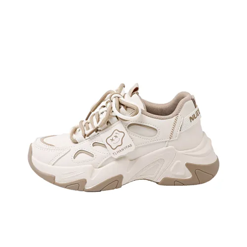 YALUYOUXUAN Низкие кеды с толстой подошвой Женские